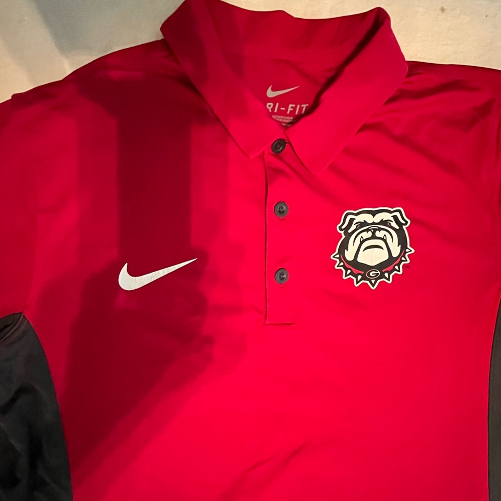 Boys Nike/UGA polo shirt, S
